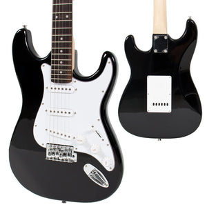 39in Beginner Electric Guitar Kit w/ Case, 10W Amp, Tremolo Bar