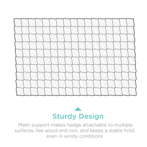 Outdoor Faux Ivy Privacy Screen Fence