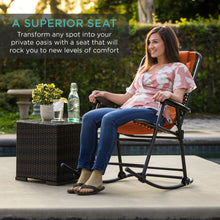Load image into Gallery viewer, Foldable Zero Gravity Patio Rocking Lounge Chair
