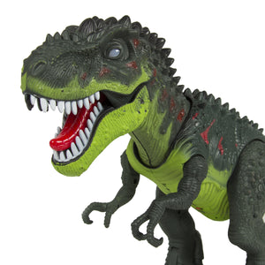 Kids Walking Tyrannosaurus Rex Jurassic Dinosaur Toy w/ Lights, Sound