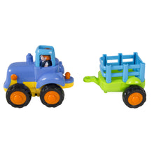 Load image into Gallery viewer, Set of 4 Kids Push and Go Construction Truck Toys

