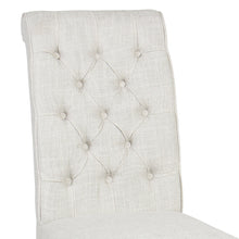 Load image into Gallery viewer, Set of 2 Tufted Parsons Dining Chairs - White

