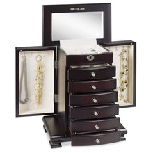 Load image into Gallery viewer, Handcrafted Wooden Jewelry Armoire
