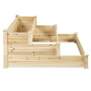 3-Tier Raised Garden Planter - Natural