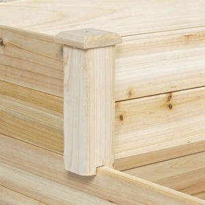 3-Tier Raised Garden Planter - Natural