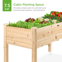 Load image into Gallery viewer, Raised Garden Bed Elevated Wood Garden Planter Stand of 48x24x30in
