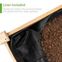 Load image into Gallery viewer, Raised Garden Bed Elevated Wood Garden Planter Stand of 48x24x30in
