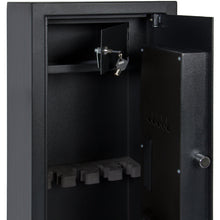 Load image into Gallery viewer, Steel Programmable Electronic Storage Safe w/ Digital Keypad, Keys - Black
