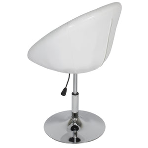 Adjustable Tufted Round Swivel Accent Chair