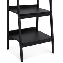 Load image into Gallery viewer, Set of 2 Wooden 4-Shelf Open Ladder Bookcase Displays w/ Metal Framing

