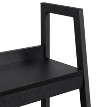 Load image into Gallery viewer, Set of 2 Wooden 4-Shelf Open Ladder Bookcase Displays w/ Metal Framing
