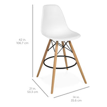 Load image into Gallery viewer, Set of 2 Mid-Century Modern Counter Stools
