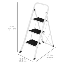 Load image into Gallery viewer, Foldable 3 Step Ladder
