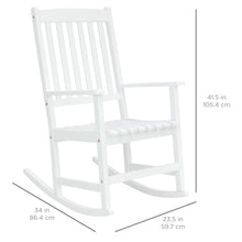 Load image into Gallery viewer, Traditional Wooden Rocking Chair
