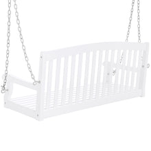 Load image into Gallery viewer, Wooden Porch Swing w/ Hanging Chains
