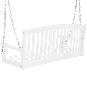 Wooden Porch Swing w/ Hanging Chains