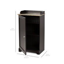 Load image into Gallery viewer, Bathroom Floor Storage Cabinet w/ Versatile Door
