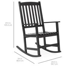 Load image into Gallery viewer, Traditional Wooden Rocking Chair
