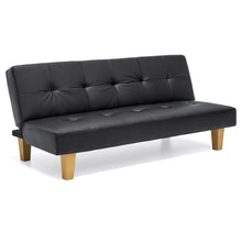 Load image into Gallery viewer, Convertible Lounge Futon Sofa Bed w/ Adjustable Back, Tufted Design
