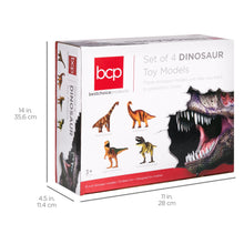 Load image into Gallery viewer, Set Of 4 13&quot; Dinosaur Action Figures
