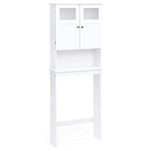 Load image into Gallery viewer, Double Door Over-the-Toilet Bathroom Storage Cabinet
