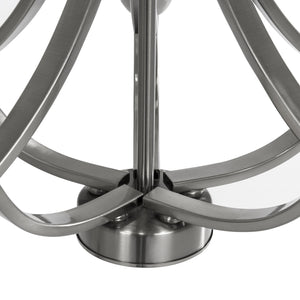 5-Light Chandelier - Brushed Nickel