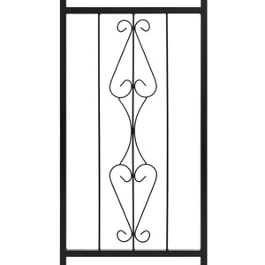 Steel Garden Arch Arbor Trellis for Climbing Plants, 92in Height