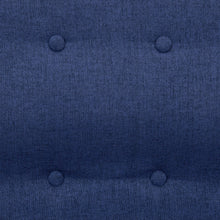 Load image into Gallery viewer, Mid-Century Modern Tufted Linen Accent Chair
