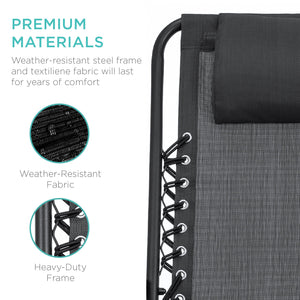 Foldable Zero Gravity Patio Rocking Lounge Chair