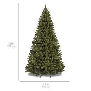 Spruce Hinged Artificial Christmas Tree w/ Stand