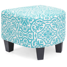 Load image into Gallery viewer, Upholstered Barrel Accent Chair Decor Furniture w/ Ottoman, Birch Wood Legs
