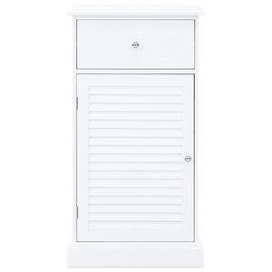 Bathroom Floor Storage Cabinet for Linens and Toiletries