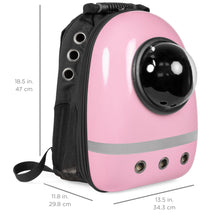 Load image into Gallery viewer, Bubble Window Pet Carrier Traveler Backpack for Cats, Dogs, Small Animals
