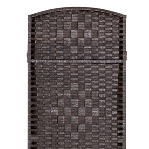 6ft Tall 6-Panel Diamond Weave Folding Room Divider Privacy Screen