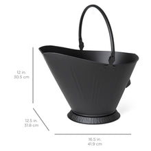 Load image into Gallery viewer, Metal Fireplace Ash Bucket Storage Container w/ Handles

