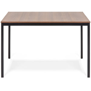 48in Modern Rectangular Dining Table Office Desk - Brown