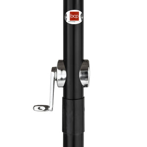 16ft Market Patio Umbrella w/ Cross Base, Crank, Aluminum Frame