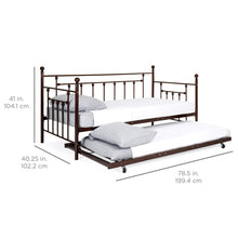 Load image into Gallery viewer, Twin Sized Trundle Bed Frame
