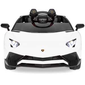 12V Kids Ride-On Lamborghini Aventador SV Sports Car Toy w/ Parent Control