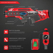 Load image into Gallery viewer, Set of 2 Kids Infrared Blaster Laser Tag Toys w/ Life Tracker
