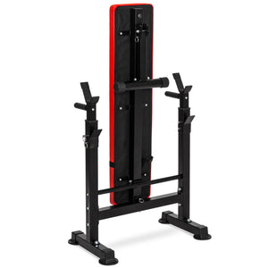Adjustable Barbell Rack and Weight Bench