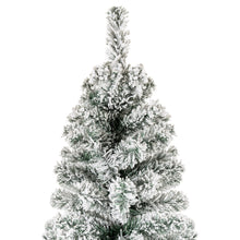 Load image into Gallery viewer, Snow Flocked Artificial Pencil Christmas Tree w/ Stand

