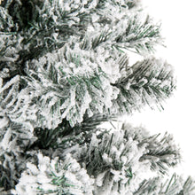 Load image into Gallery viewer, Snow Flocked Artificial Pencil Christmas Tree w/ Stand
