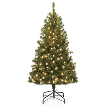 Load image into Gallery viewer, Pre-Lit Artificial Spruce Christmas Tree w/ Incandescent Lights
