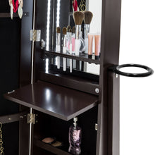Load image into Gallery viewer, Standing Full Length LED Mirror Jewelry Armoire w/Interior &amp; Exterior Lights
