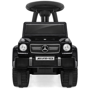 Kids Luxury Mercedes G63 Convertible Foot-to-Floor Push Car Ride- On Buggy