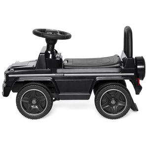 Kids Luxury Mercedes G63 Convertible Foot-to-Floor Push Car Ride- On Buggy