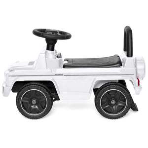 Kids Luxury Mercedes G63 Convertible Foot-to-Floor Push Car Ride- On Buggy