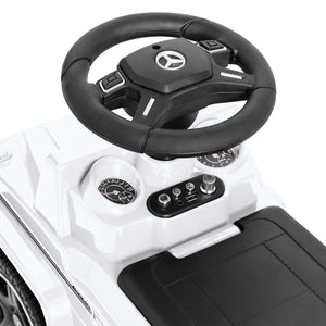 Kids Luxury Mercedes G63 Convertible Foot-to-Floor Push Car Ride- On Buggy