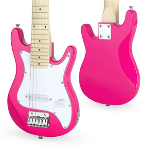 30in Kids Electric Guitar Instrument Starter Kit w/ 5W Amp, Strap, Case